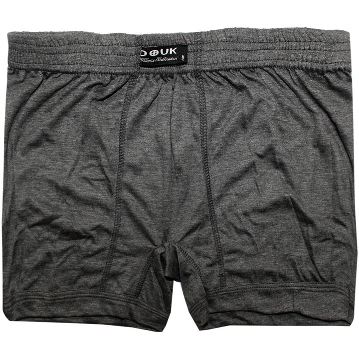 شورت باکسر بلند طوسی پنبه ای مردانه سایز M دوک